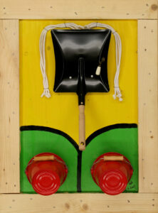 Mujer con pelo blanco