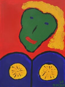 Chica con pelo rubio