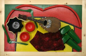 Señorita con mandolina