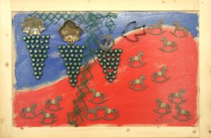 Caballos en las colinas de Barolo