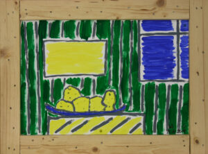 Frutero con yuzu (verde/amarillo)