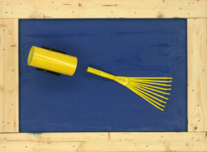 Cono de luz en la noche