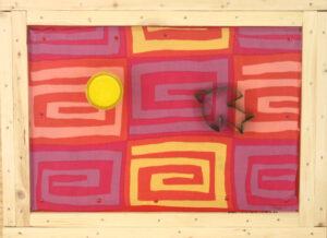 Atardecer con golondrina