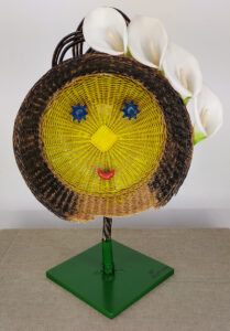 Chica con trenza negra