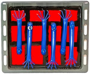 Carabineros azules en la parilla